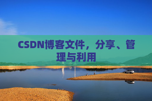 CSDN博客文件，分享、管理与利用